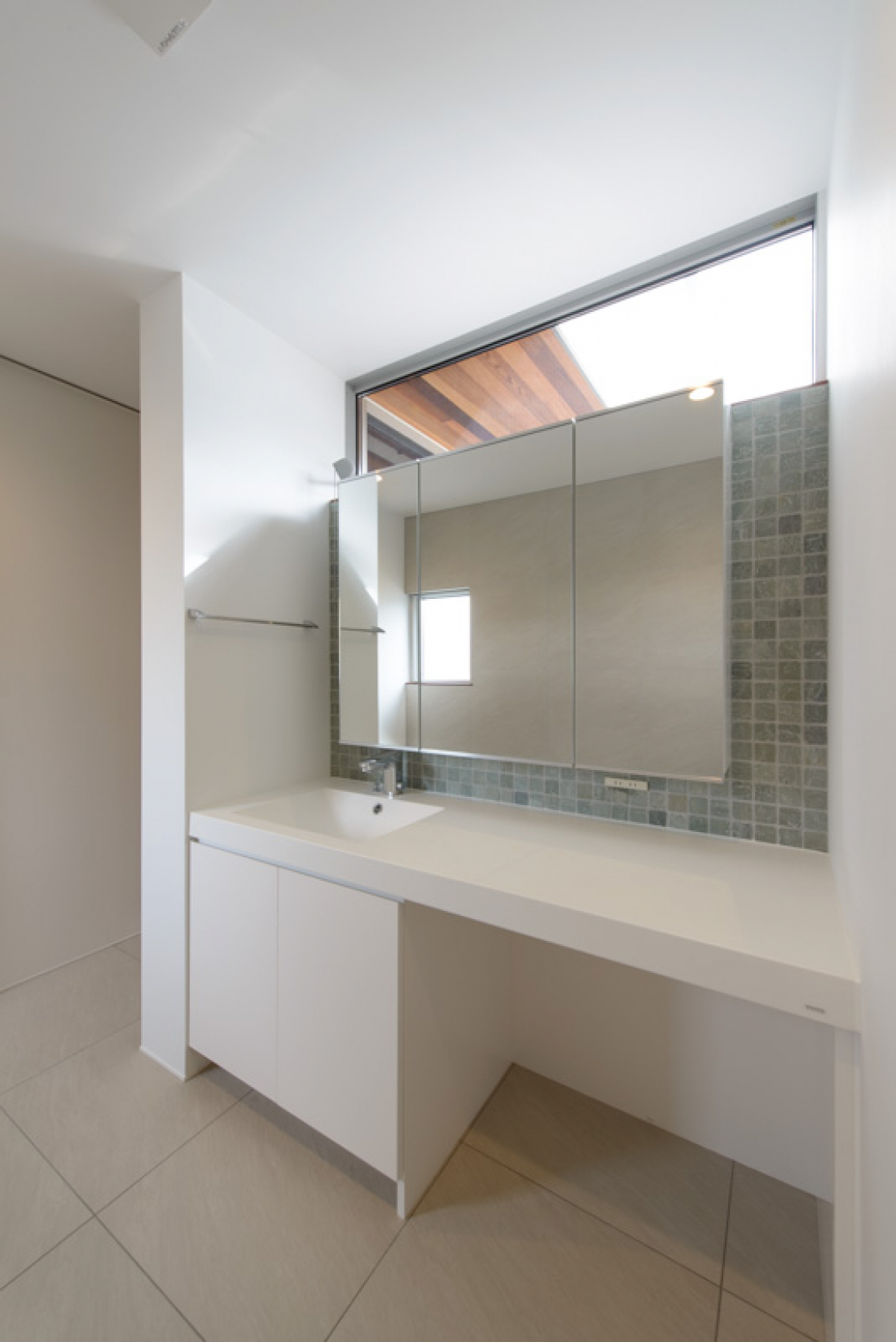 ホテルライクな洗面脱衣室