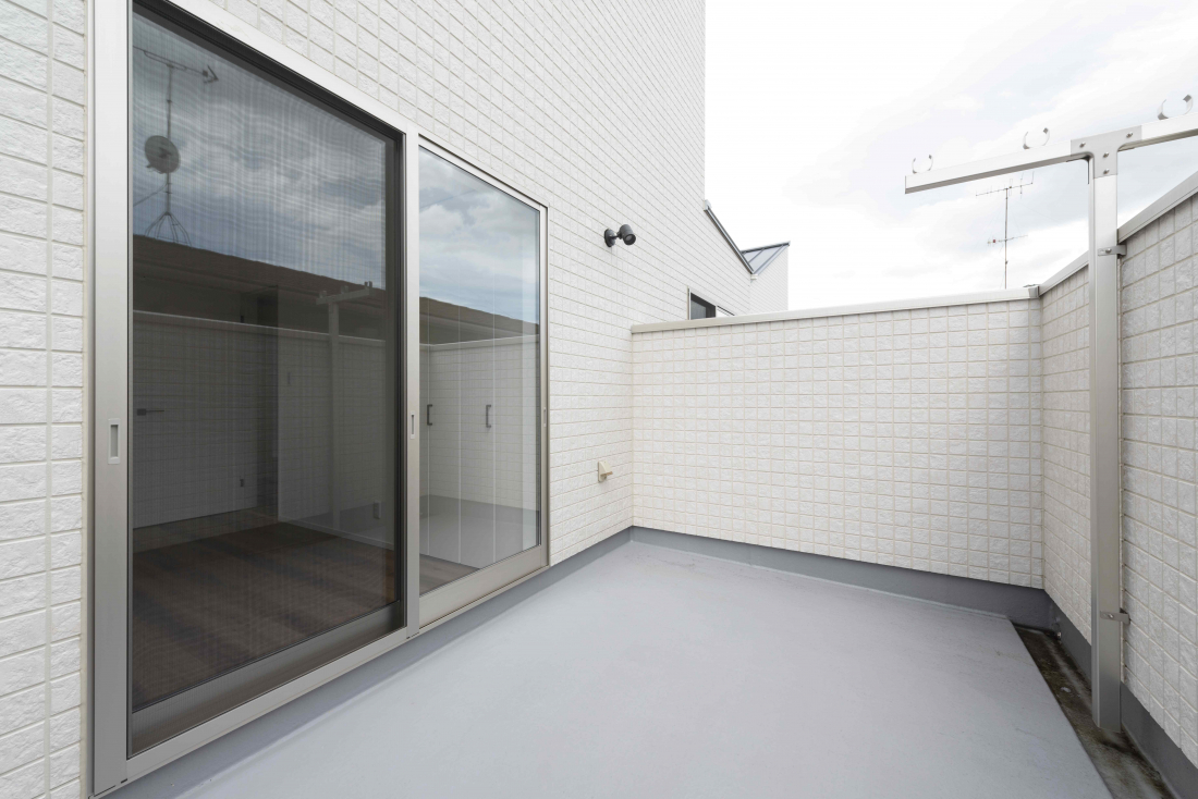 広々バルコニー