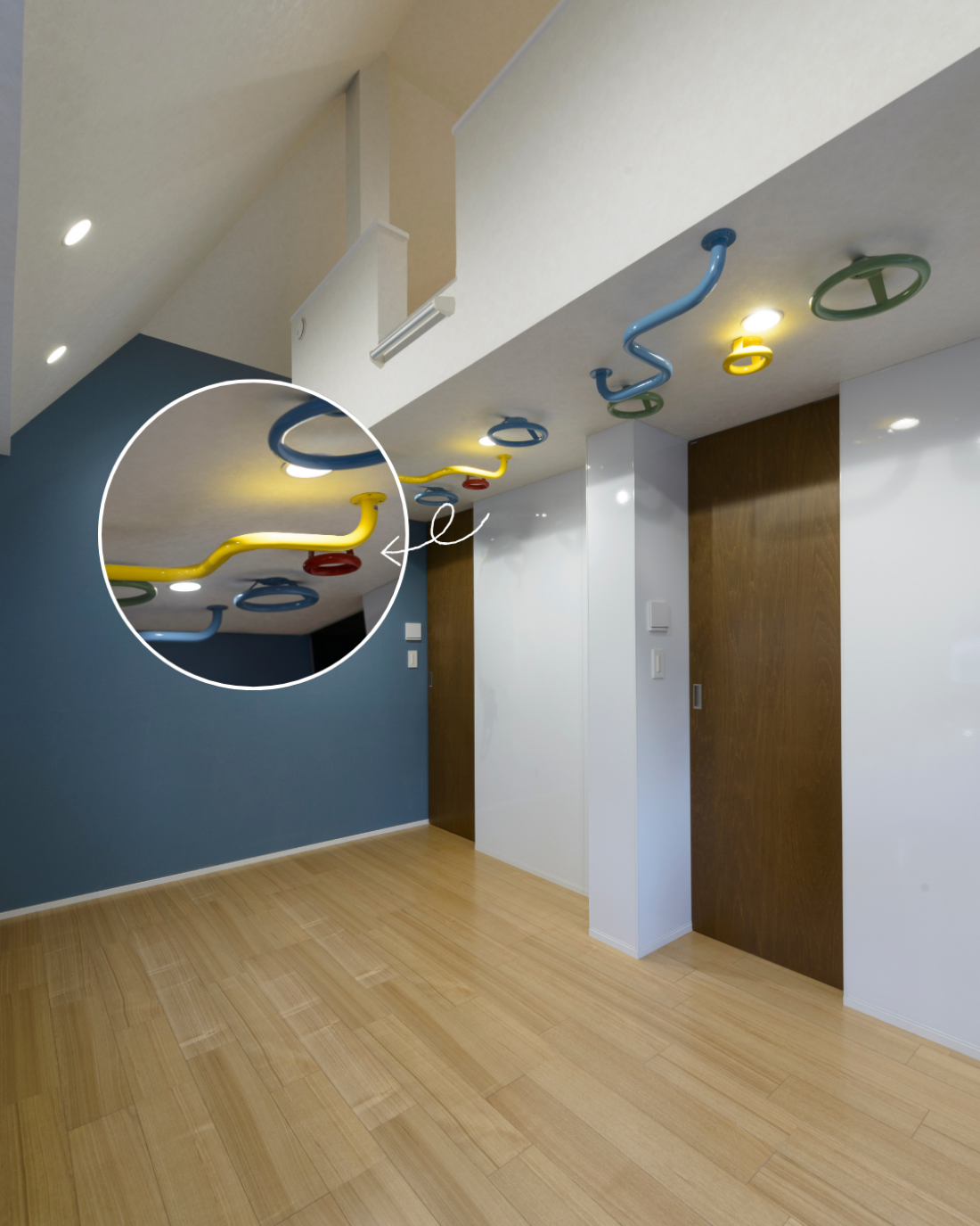 大人も夢中になる、遊び心ハウス